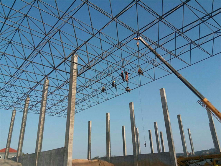 海东加气站钢结构网架案例10